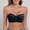 A1 Black, variant on Strapless Bandeau Bras for Women Front Hook Lace Bustier Push Up Tube Top Anti-slip Breathable Everyday Comfort Invisible Party Bra Black M