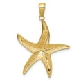 thumbnail image 4 of FB Jewels 14K Yellow Gold Diamond-cut Starfish Pendant, 4 of 4
