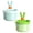 A, variant on Safeglitz 2 Pcs Cactus Sink Drain Strainer – Press-to-Dump Kitchen Sink Filter Basket, 3 Inch Food Residue Collector with One-Press Lifting Stopper, Multifunctional Waste Catcher for Home