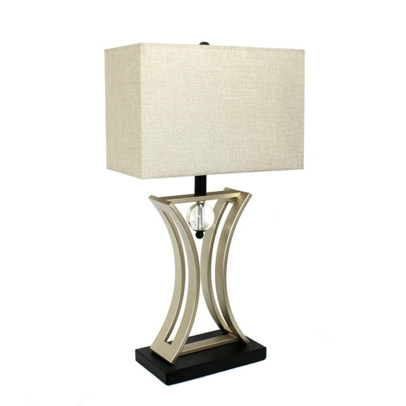 Elegant Designs Chrome Executive Business Table Lamp