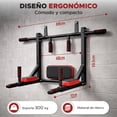 thumbnail image 3 of Barra de Dominadas Multifuncional X-Rush Atlas 8 en 1 para Entrenamiento Integral en Casa, 3 of 7