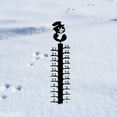 thumbnail image 4 of 24” Snow Measuring Stake Iron Anti-Rust Snow Gauge Decorative and Cute Snow Thickness Measuring Ruler Metal Garden Snowflake Gauge Stick Yard Courtyard Lawn Decoration, 4 of 11