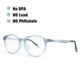 thumbnail image 2 of Teens Optical Glasses Plastic Oval Big Frame Spring Hinge Size 50 Flexible Bendable Kids 9-15Y, 2 of 5