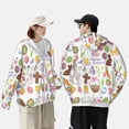 thumbnail image 4 of Kdxio Happy Easter1 Print Women Men Sun Protection UPF 50+ Jackets Zip Up Long Sleeve Hoodie Hiking Lightweight with Pockets, 4 of 7
