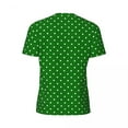 thumbnail image 6 of T Shirt For Men White Polka Dot Holiday T-Shirt Mens Polkadot Christmas Green Classic Sports Fast Dr, 6 of 7