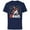 Navy, variant on Disney Goofy Rad Grad Class of 23 Graduation 2023 - Short Sleeve Cotton T-Shirt for Adults - Customized-Black