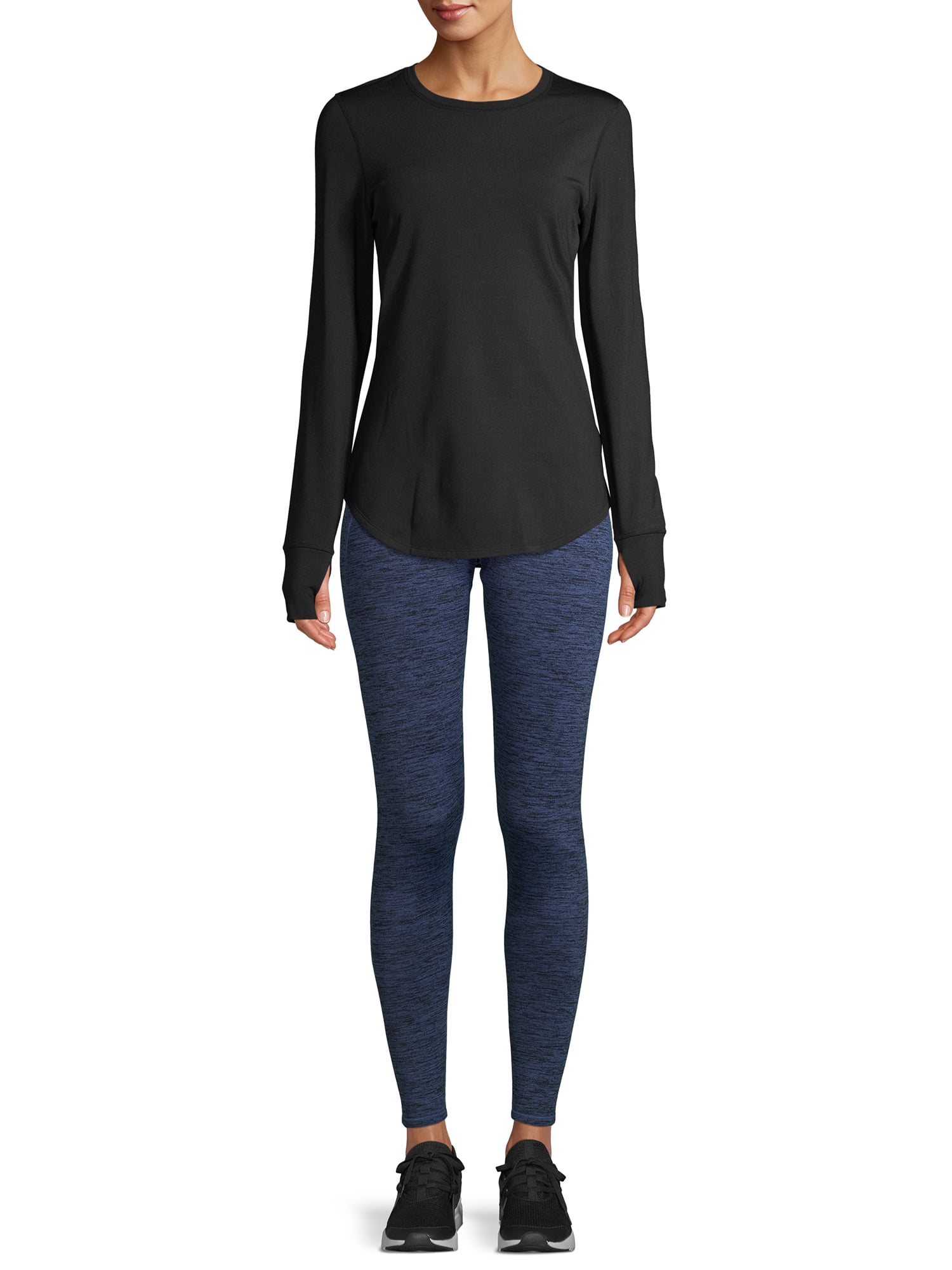 ClimateRight by Cuddl Duds Women's Plush Warmth High Waisted Long Underwear Thermal Leggings