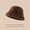 Caramel Fisherman Hat, variant on Soft Faux Rabbit Fur Plush Fisherman Hat, Daily Casual Outdoor Winter Hat-Off-white bucket hat