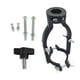 thumbnail image 4 of Adaptador de taladro para agujeros cuadrados, accesorios de taladro duraderos para carpintería de acero inoxidable para taladro de banco o taladro man negro con 5x partes, 4 of 8
