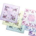 thumbnail image 6 of Womens Handkerchiefs Gift Soft Cotton 12"x12" Colorful Square Pocket Hankies 6pcs, 6 of 8