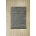 thumbnail image 5 of EORC Handmade Wool Dark Grey Contemporary Transitional Rome Rug, 5 of 9