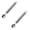 Silver*2, variant on 2 Pcs Stainless Steel Melon Baller and Ice Cream Scoop, Stainless Steel Strawberry Huller and Tomato Stem Corer Tool Cherry Tomatoes Stem Remover, Dishwasher Safe, Fruit and Vegetable Corers 6.8"