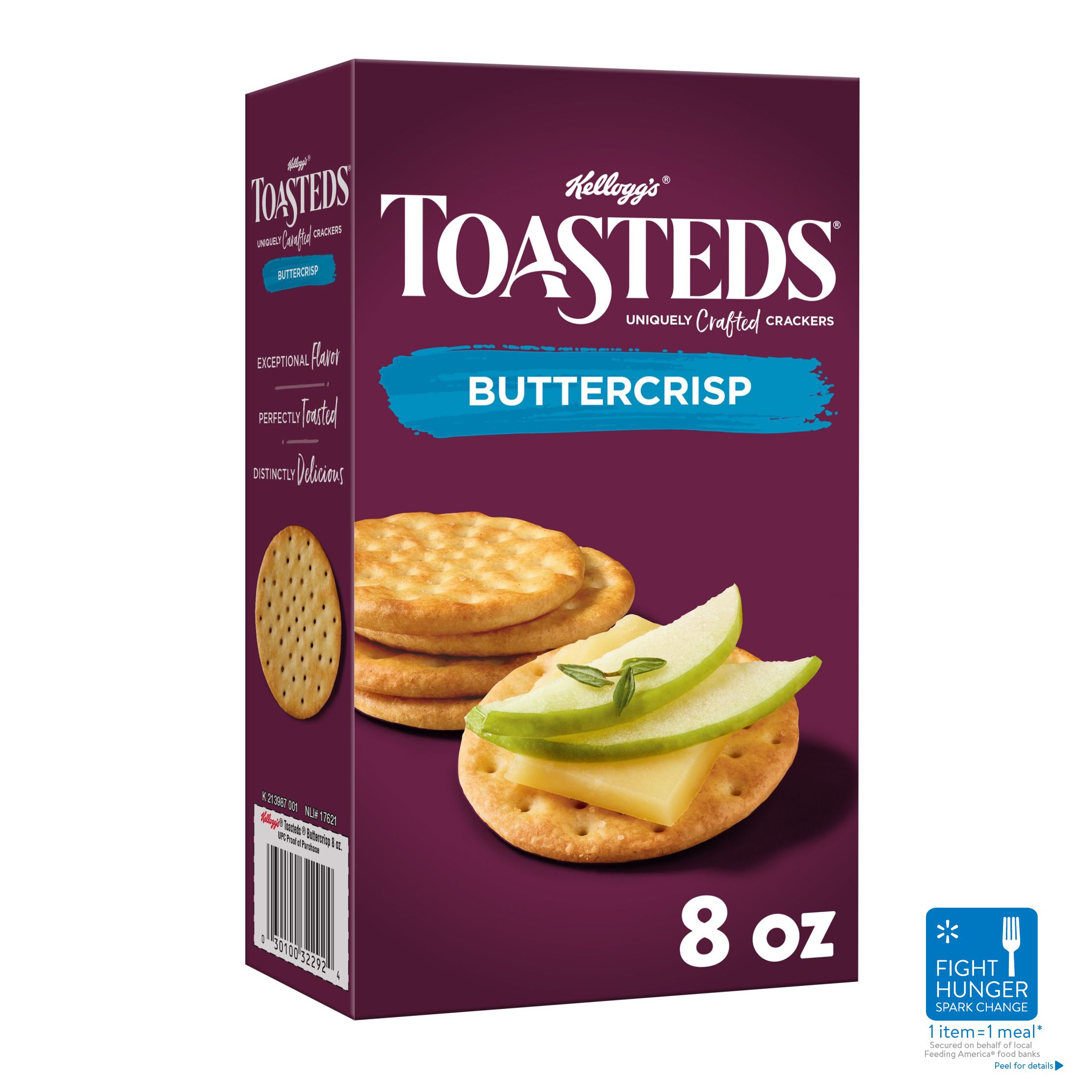 Toasteds Buttercrisp Crackers, 8 oz