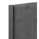 thumbnail image 3 of Cabecera Individual Zefyr Dicasa Gris Oscuro, 3 of 6