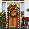 thumbnail image 5 of Elastic Christmas Door Cover for Front Door, 35x82 Inch Santa Claus Holiday Banner for Secure and Easy Decoration, 5 of 6