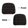 thumbnail image 6 of Kdxio Red Poker Pattern Print 2 Piece Car Head Rest Covers Set Auto Front/Rear Seats Headrest Cover Universal Fit Most Cars,Sedan, SUV, 6 of 9