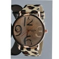 thumbnail image 5 of Leopard Print Animal Watch Big Face Easy to Read Numbers, Watch-207-AP, 5 of 6