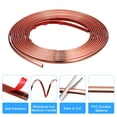 thumbnail image 2 of REGALWOVEN Flexible Molding Trim Self Adhesive, Peel and Stick Metallic Mirror Frame Rose Gold 16.4Ftx0.31Inch, 2 of 7