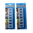 thumbnail image 2 of 2 Pack Weekly Pill Organizer – 7 Day Medicine & Vitamin Box, Clear BPA-Free, 2 of 7