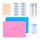 thumbnail image 2 of 24 Uds. Herramientas de fundición de resina epoxi, tazas medidoras de resina de silicona, Kit de herramientas, agitadores reutilizables, alfombrilla Gloria Tazas de mezcla de resina, 2 of 9