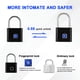 thumbnail image 4 of O10 Cerradura de puerta de huella digital inteligente a prueba de agua 0.5sec Candado de desbloqueo (negro), 4 of 9