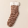thumbnail image 4 of Yuanlong Womens Crew Slipper Socks Lined Non Floor Socks With Grips Thick Warm Winter Indoor Cozy House Socks, 4 of 4