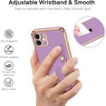 thumbnail image 3 of iPhone 11 Case,Phone Cases for iPhone 11,Slim Fit Soft TPU with Adjustable Wristband Kickstand Scratch Resistant Shockproof Protective Cover for Apple iPhone 11 6.1 Inch 2019,Lavender Purple, 3 of 18