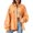 Orange, variant on Denim Jacket for Women Clearance Women's Lapel Large Pocket Puffed Sleeve Wash Solid Color Medium Length Denim Jacket Going Out Tops for Women 2023 Trendy Orange Xxl
