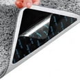 thumbnail image 4 of Triangle Carpet Wall Stickers PU Material Floor Mat Pads Secure Stabilize Rugs For Living Room Bedroom Bathroom 8PCS, 4 of 4