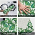 thumbnail image 4 of Leaf Bath Mat Romantic Holiday Island Hawaiian Banana Trees Watercolored Image Bathroom Decor Mat 16"x24", 4 of 8