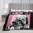 thumbnail image 3 of Cyndis Lauper Blanket Throw Bedding Room Decor Flannel Blankets for Bed Sofa Warm Blankets 40"x30", 3 of 6