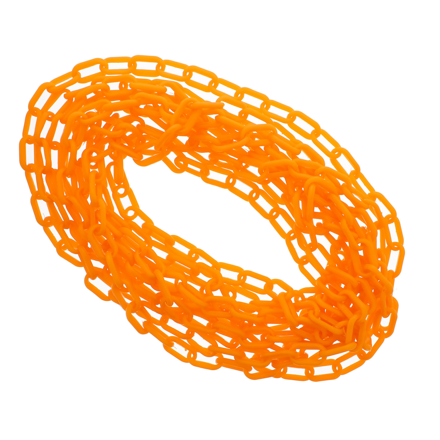 BISupply | Plastic Chain Links Crowd Control Halloween Chain Orange 25 