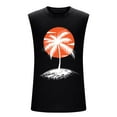thumbnail image 3 of Aueoeo Mens Tank Top Sleeveless Workout Shirt Funny Graphic Tee Muscle Gym Bodybuilding Fitness Training Loose Fits T Shirts, 3 of 5