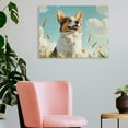 thumbnail image 3 of FCXZI Dog Canvas Print Wall Decorations Ready To Hang Home Art Decor - Perfect Gift Idea for Home and Office Decor 16x12in, 3 of 6