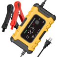 thumbnail image 1 of Car Battery Charger 12v 6a Smart Battery Trickle Charger Automatic Pulse Repair Maintainer Desulfator - Red / Eu Plug, 1 of 1