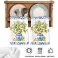thumbnail image 5 of Summer Lemons Kitchen Towels Set of 3, Farmhouse Fruit Blue Geometric Watercolor Absorbent Dish Towels for Kitchen, Microfiber Hand Towel, Quick Drying Tea Towel for Cleaning Decorative Dishcloths, 5 of 7