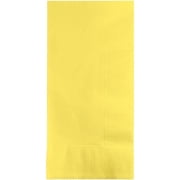 Touch of Color Dinner Napkins, 2-Ply, 1/8 Fold, Mimosa, 50 Ct