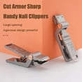thumbnail image 1 of Professional Wide Jaw Nail Clipper with Resin Collector Large Opening Bionic Design for Thick/Ingrown Toenails Ergonomic Stainless Steel Blade, Portable Manicure Tool, 1 of 9