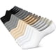 thumbnail image 1 of Nvzi 8 pares de calcetines invisibles para mujer, antideslizantes, de corte bajo, para uso informal y formal, suaves y elásticos, 4 colores, M (talla: 5-9), 1 of 2