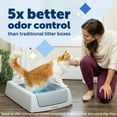 thumbnail image 3 of PetSafe ScoopFree Crystal Classic Self-Cleaning Cat Litter Box, Unbeatable Odor Control, Gray, 3 of 8