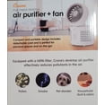 thumbnail image 5 of Crane 2-in-1 Air Circulating Desk Fan with Integrated Air Filter – Quiet Tabletop Fan for Bedroom, Office, or Dorm, 5 of 8