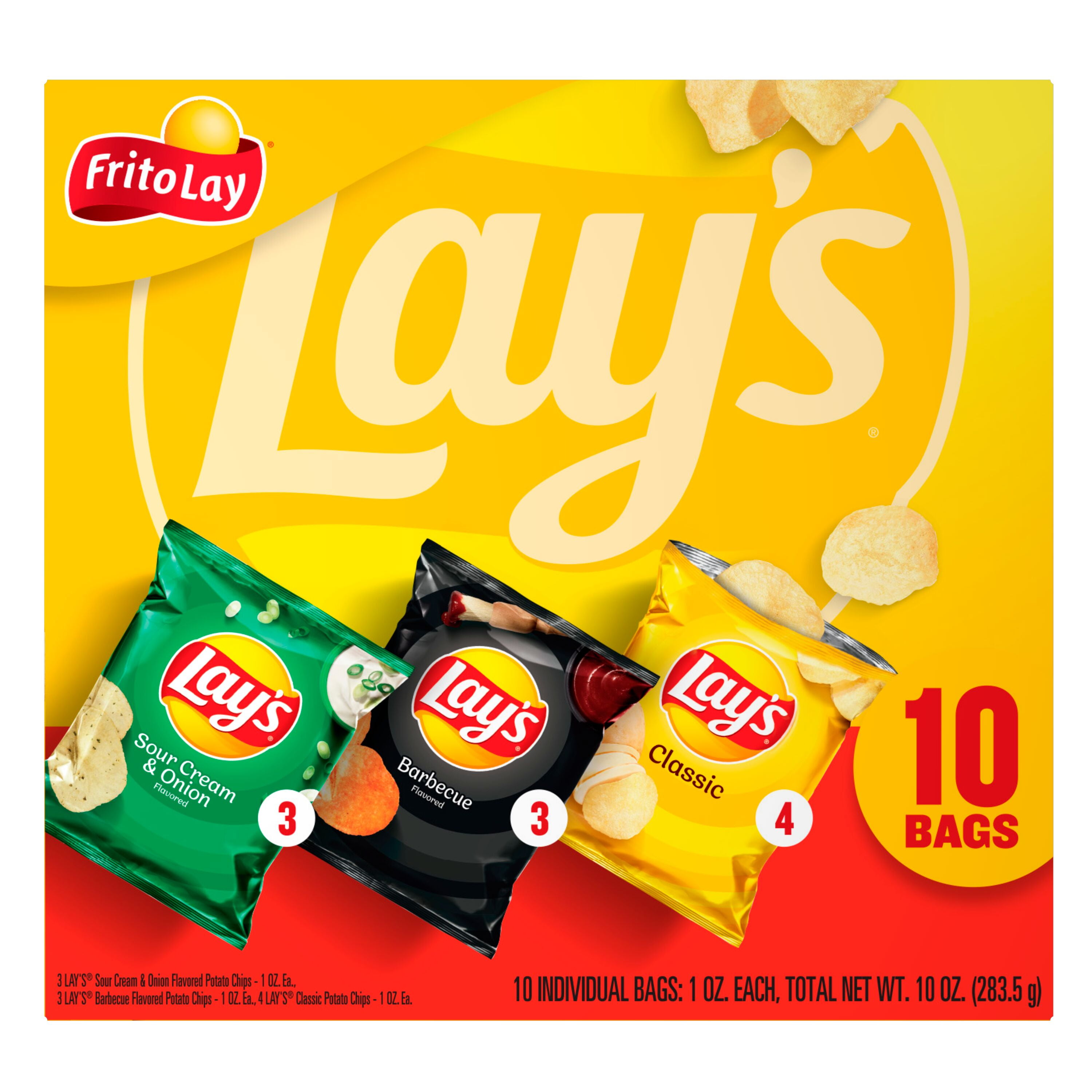 Lay's Potato Chips Variety, 1 oz, 10 Count - Walmart.com