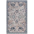 thumbnail image 2 of SAFAVIEH Tucson Georgeanna Traditional Machine Washable Area Rug, Light Blue/Navy, 3' x 5', 2 of 13