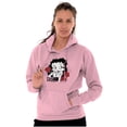 thumbnail image 5 of Betty Boop Sassy Flirty Cartoon Hoodie Sweatshirt Women Brisco Brands L, 5 of 6