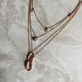thumbnail image 4 of HAHDAXIA Puka Shell Necklace for Women Boho Multi-Layer Necklace Pearl Shell Necklace Set Jewelry Gold Chain Seashell Pendant Necklace Beach Necklaces for Women Girls, 4 of 6