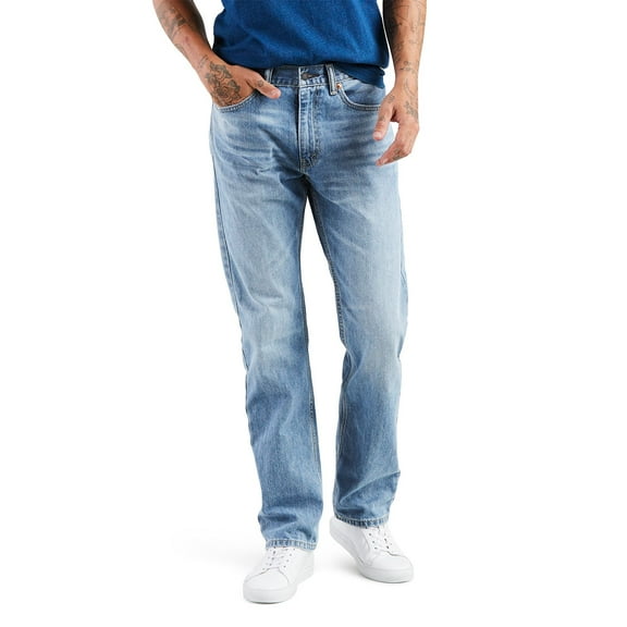 Men's Levi's® 505™ Regular Fit Jeans Color: Light Blue Size: 38X34