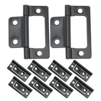 WASHWEPE Hidden Door Hinges Iron 10Pcs for Cabinets