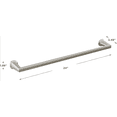 thumbnail image 2 of Delta 77224 Galeon 24" Wall Mounted Towel Bar - Brilliance Stainless, 2 of 2