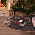 thumbnail image 2 of Lsque The Binding of Isaac Print Christmas Tree Skirt with Ties and Velcro,Xmas Holiday Decorations, Adjustable Tree Skirt-48", 2 of 6