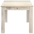 thumbnail image 2 of vidaXL Dining Table White 180x90x76 cm Solid Mango Wood, 2 of 4